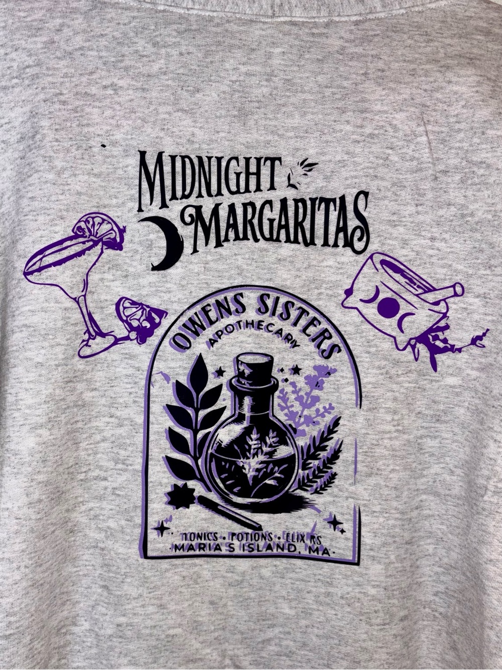 Practical magic Midnight Margaritas Witch Sweatshirt
